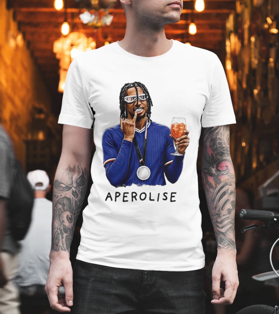 Michael Olise Aperolise Crystal Palace Player Celebration T-Shirt