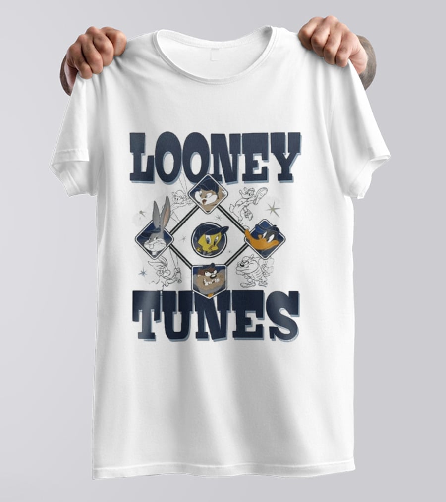 New York Yankees Looney Tunes Bugs Bunny 2026 Character Collaboration T-Shirt