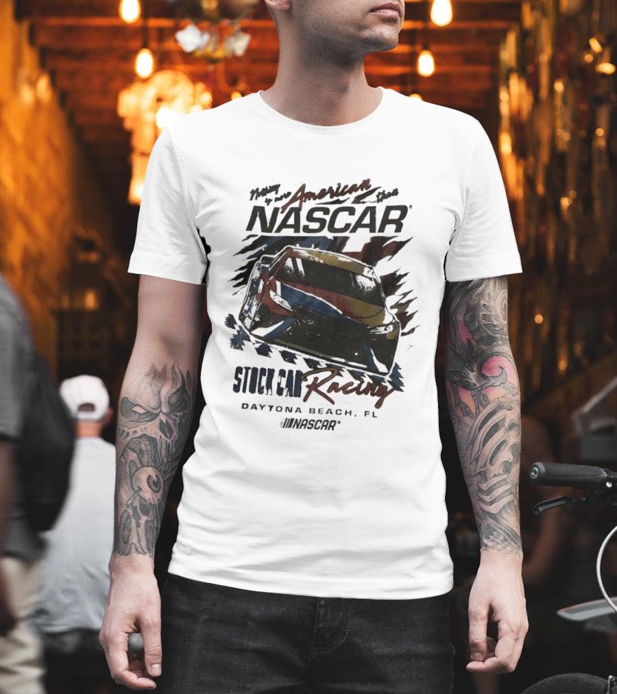 Nothing Is More American Than NASCAR Stock Car Racing In Daytona Beach FL #NASCAR T-Shirt