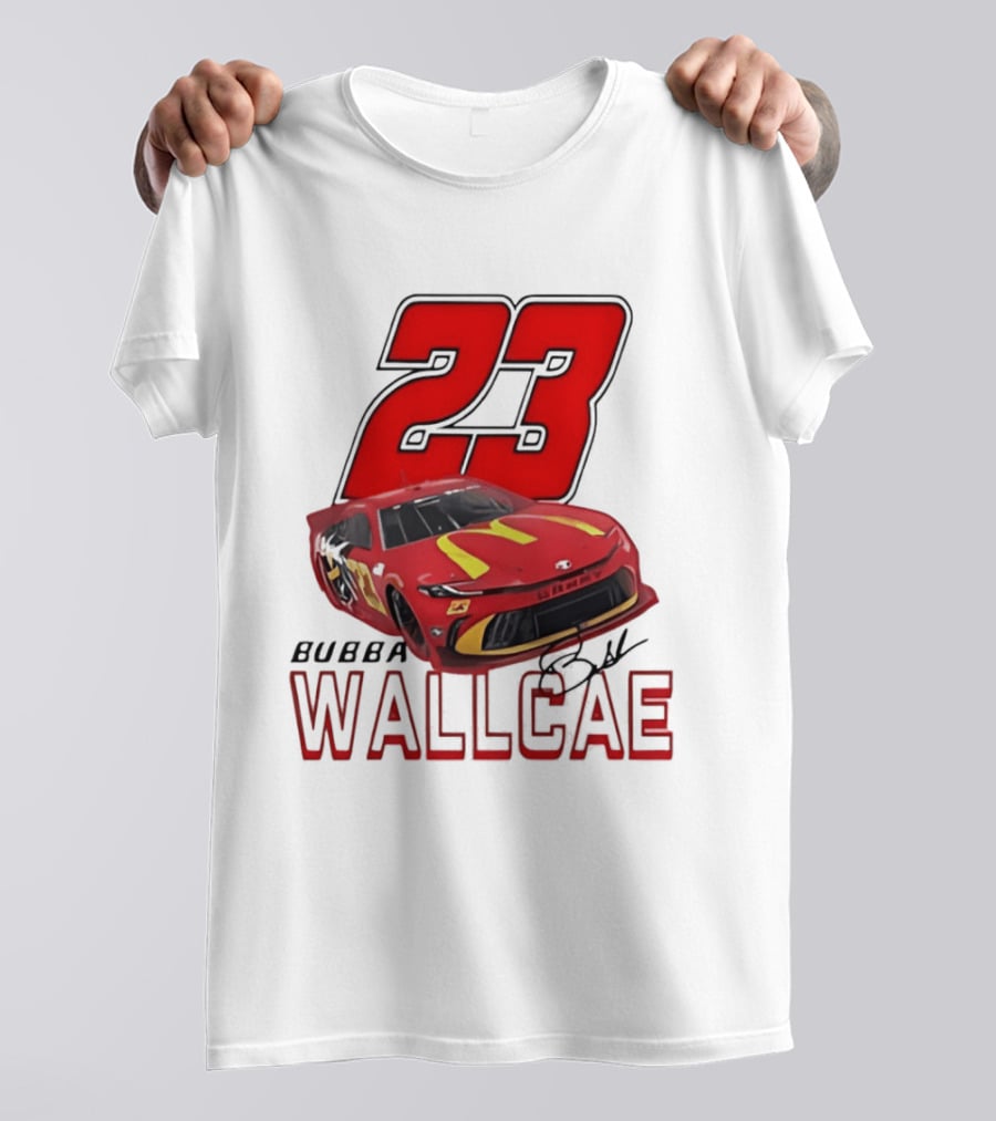 Bubba Wallace 23 Car NASCAR 23XI Racing T-Shirt