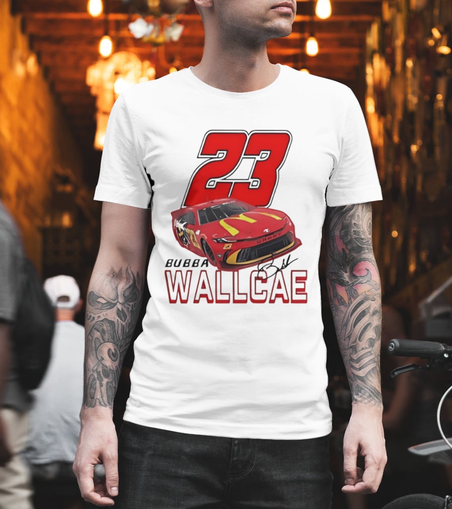 Bubba Wallace 23 Car NASCAR 23XI Racing T-Shirt