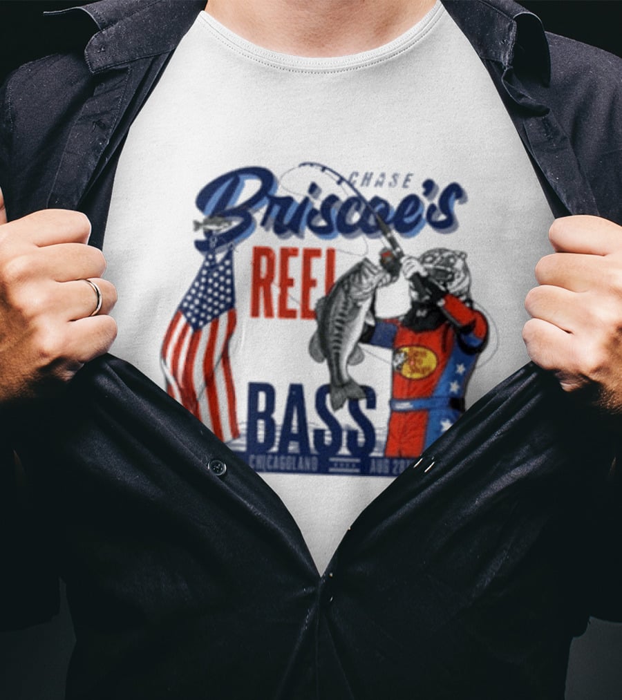 Chase Briscoe's Reel Bass Pro Shops Chicagoland Aug 28th 2026 T-Shirt
