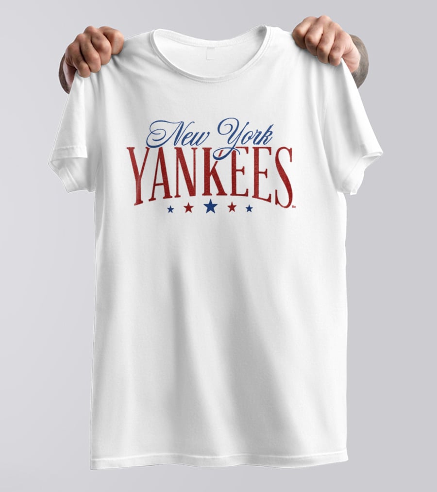 New York Yankees Patriotic 4th Of July American Flag Yankees Stars T-Shirt