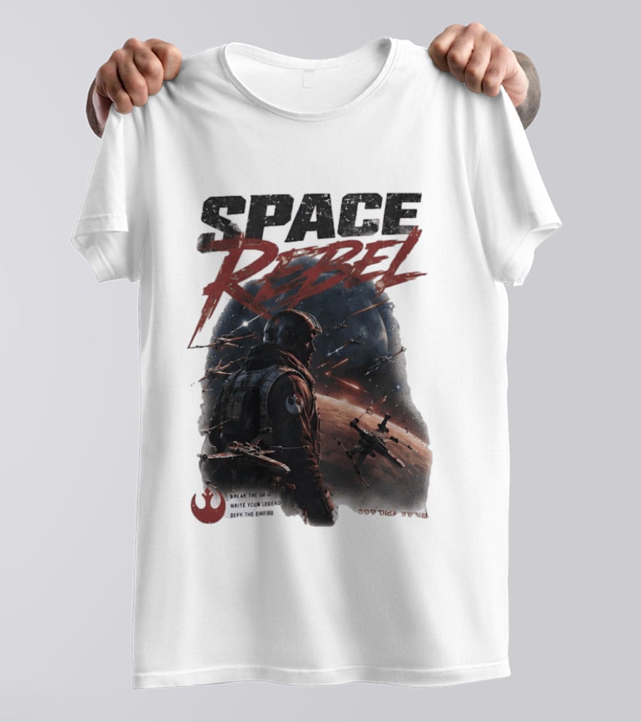 Space Rebel Break The Grid Write Your Legend Defy The Empire T-Shirt