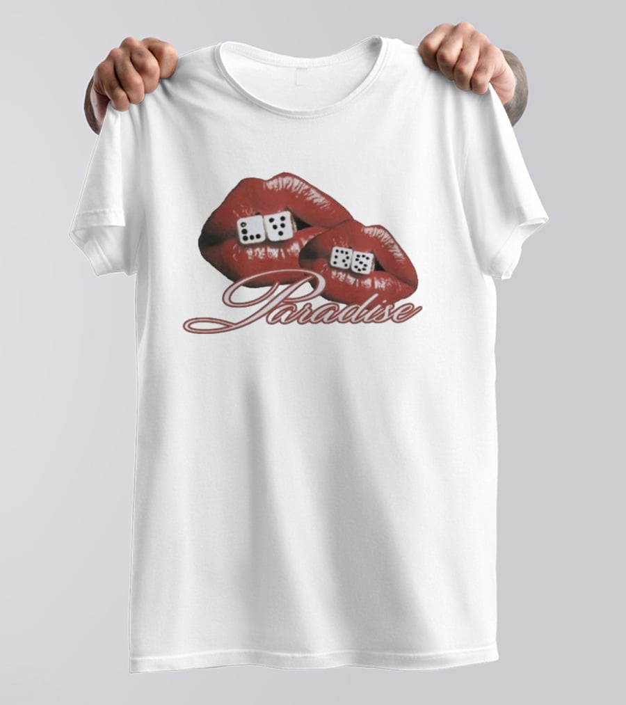 Isaiah Falls LVRS Paradise Red Lips Dice T-Shirt