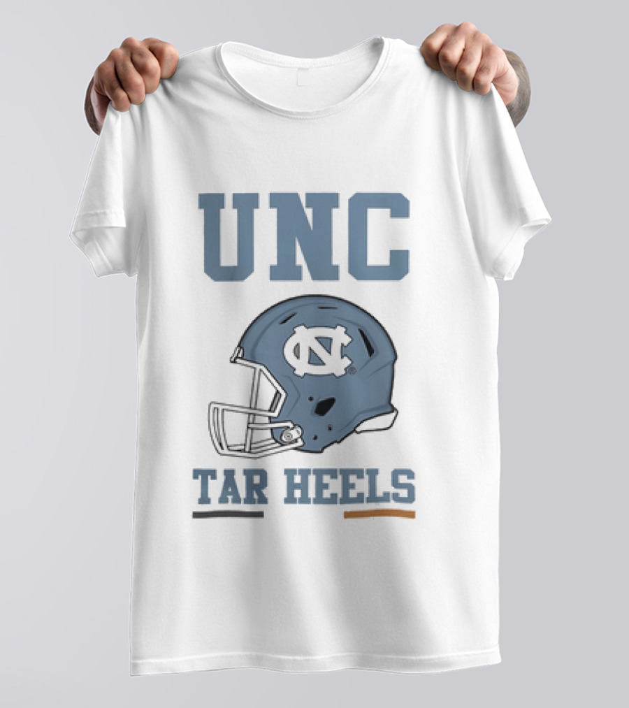 UNC Tar Heels Football Helmets Ireland 2026 Aviva Stadium T-Shirt