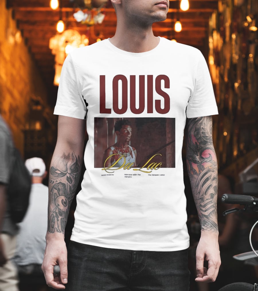 Louis Du Lac Jacob Anderson Interview With The Vampire Bootleg T-Shirt