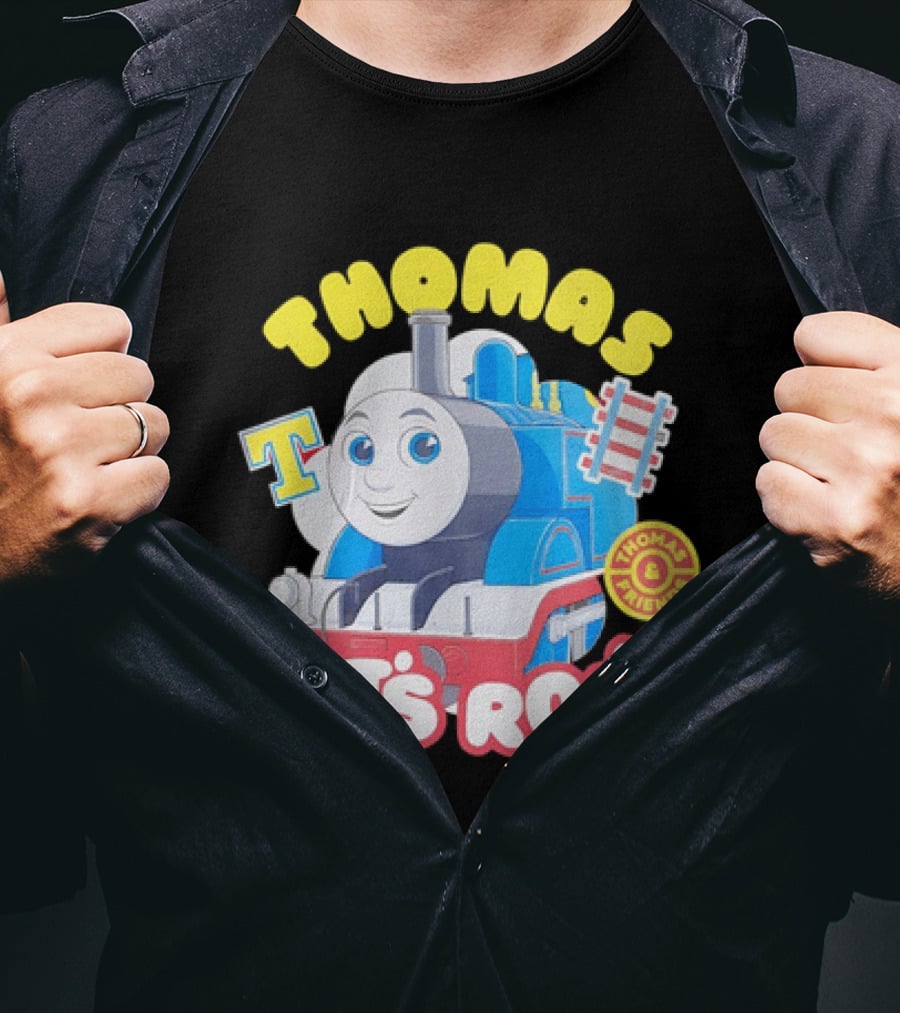 Thomas The Tank Engine Let's Roll Thomas And Friends T T-Shirt