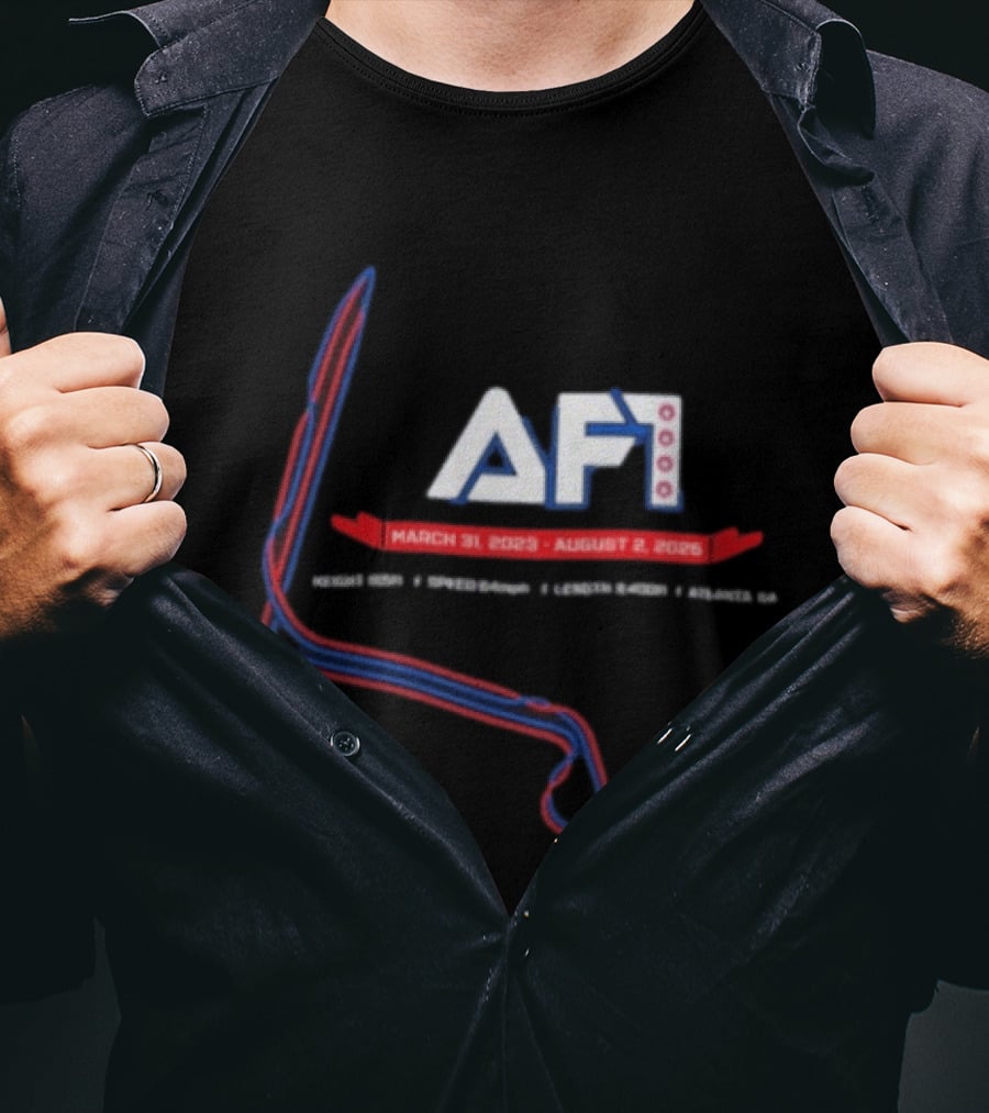 AF1 Roller Atlanta GA March 31 2023 August 2 2026 T-Shirt