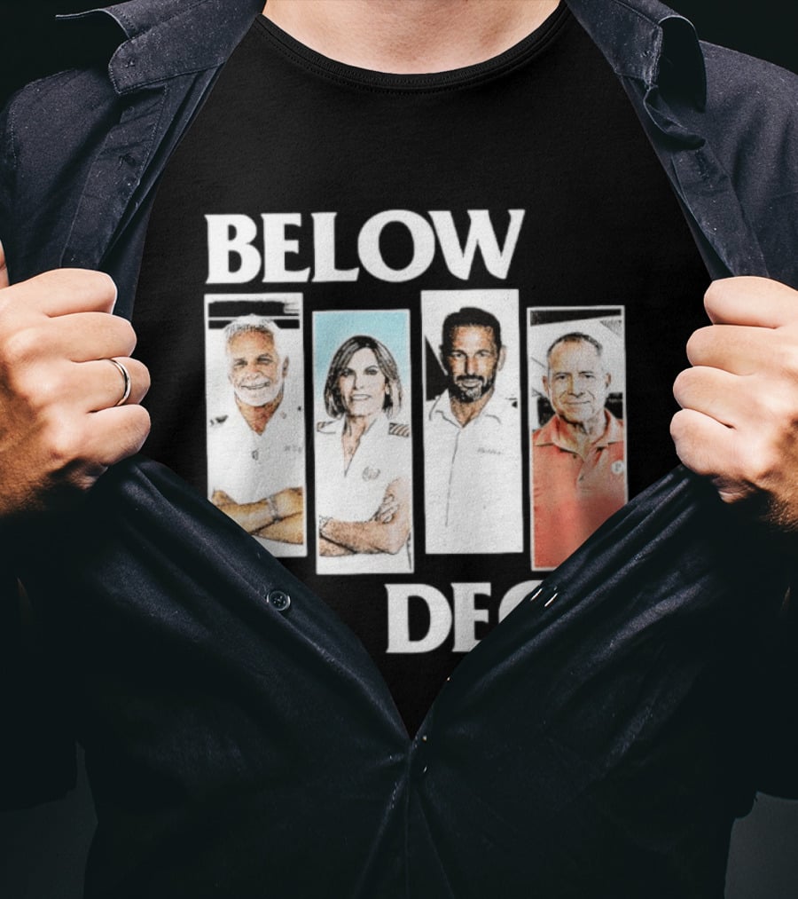 Below Deck Captains Lee Rosbach Sandy Yawn Portraits T-Shirt