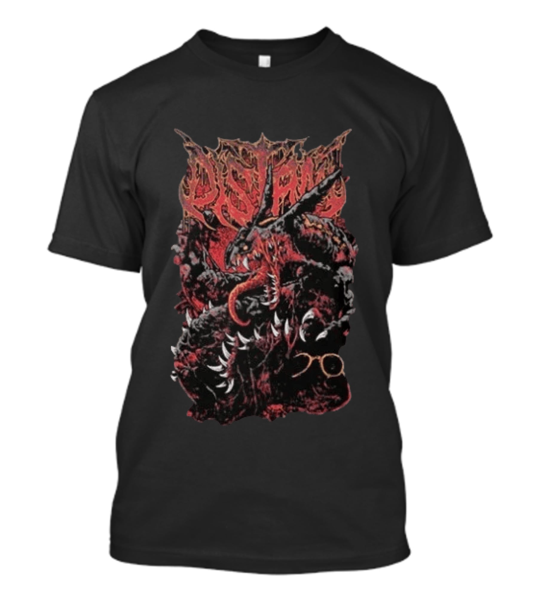 Distant The Skies Turn Red With The Blood On Your Hands Shiny Sky Lord Dragon Fantasy T-Shirt