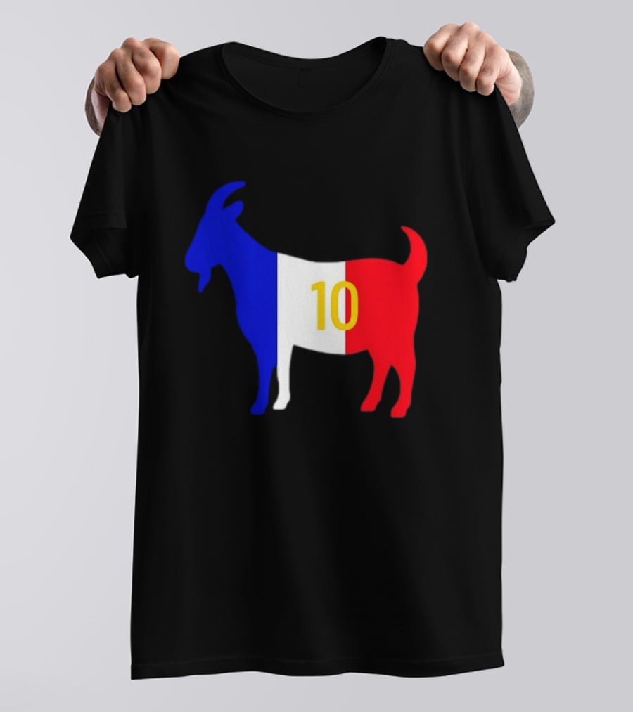 France Goat 10 Kylian Mbappe French Football Soccer Legend T-Shirt