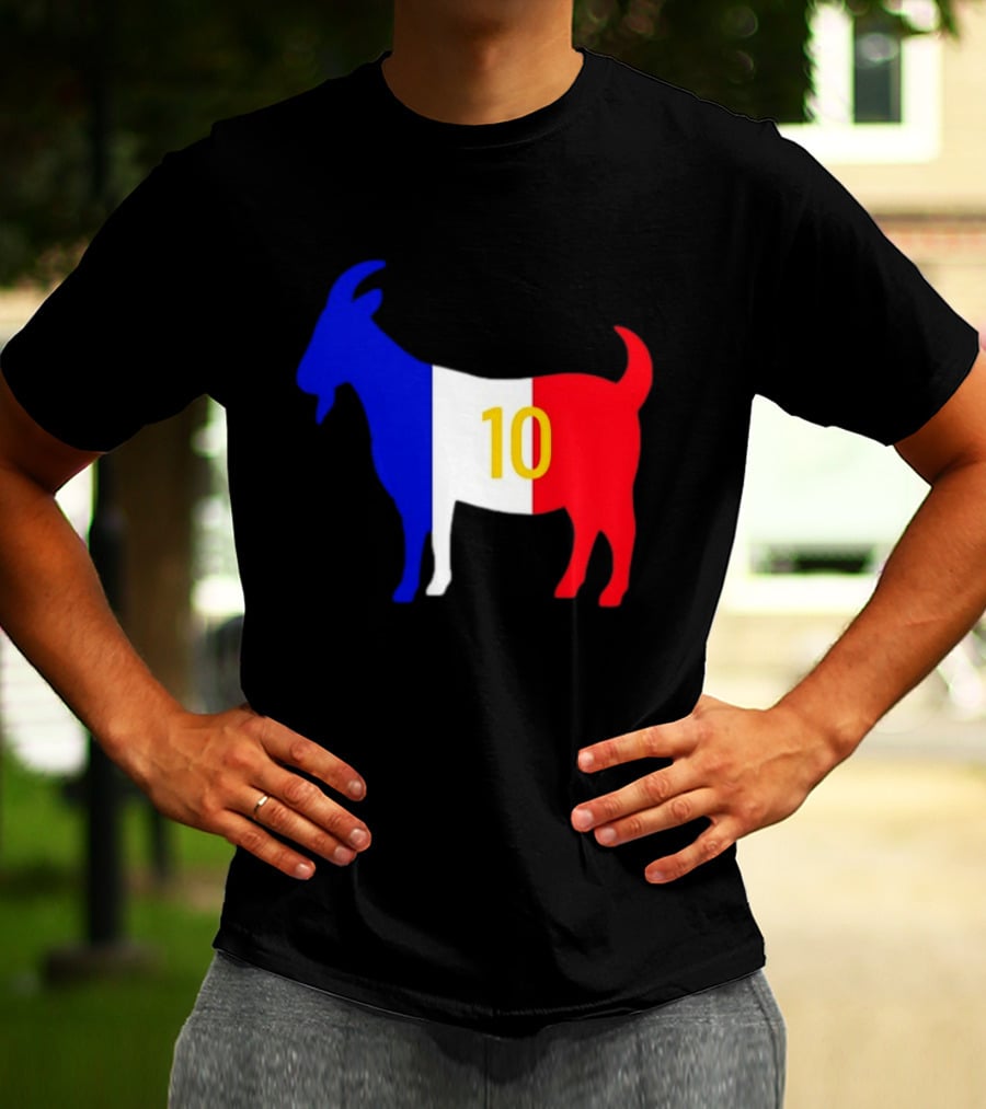 France Goat 10 Kylian Mbappe French Football Soccer Legend T-Shirt