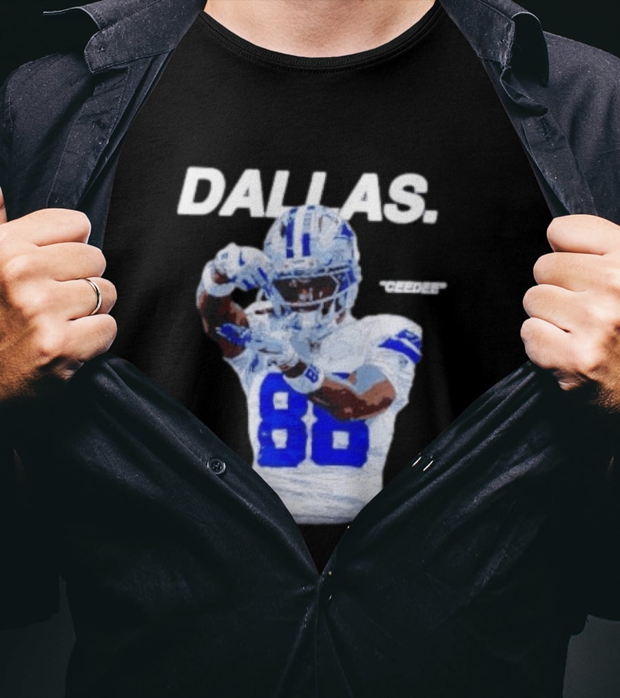 CeeDee Lamb Dallas 88 Cowboys Wide Receiver Football Player T-Shirt