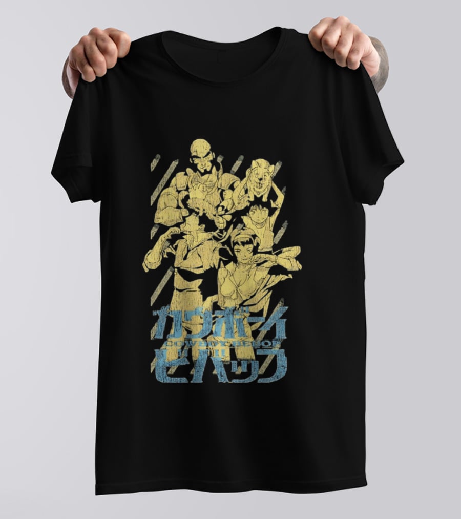 Cowboy Bebop Spike Spiegel Faye Valentine Crew T-Shirt