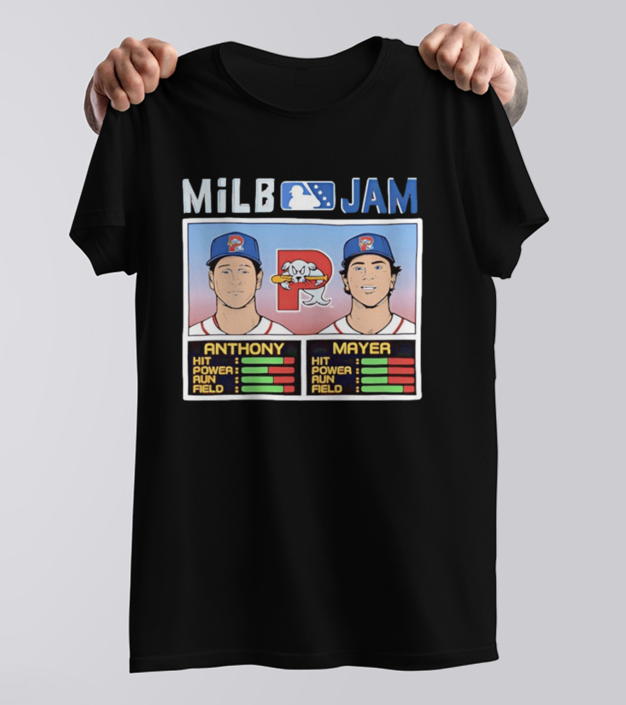 MiLB Jam Roman Anthony Marcelo Mayer Portland Sea Dogs T-Shirt