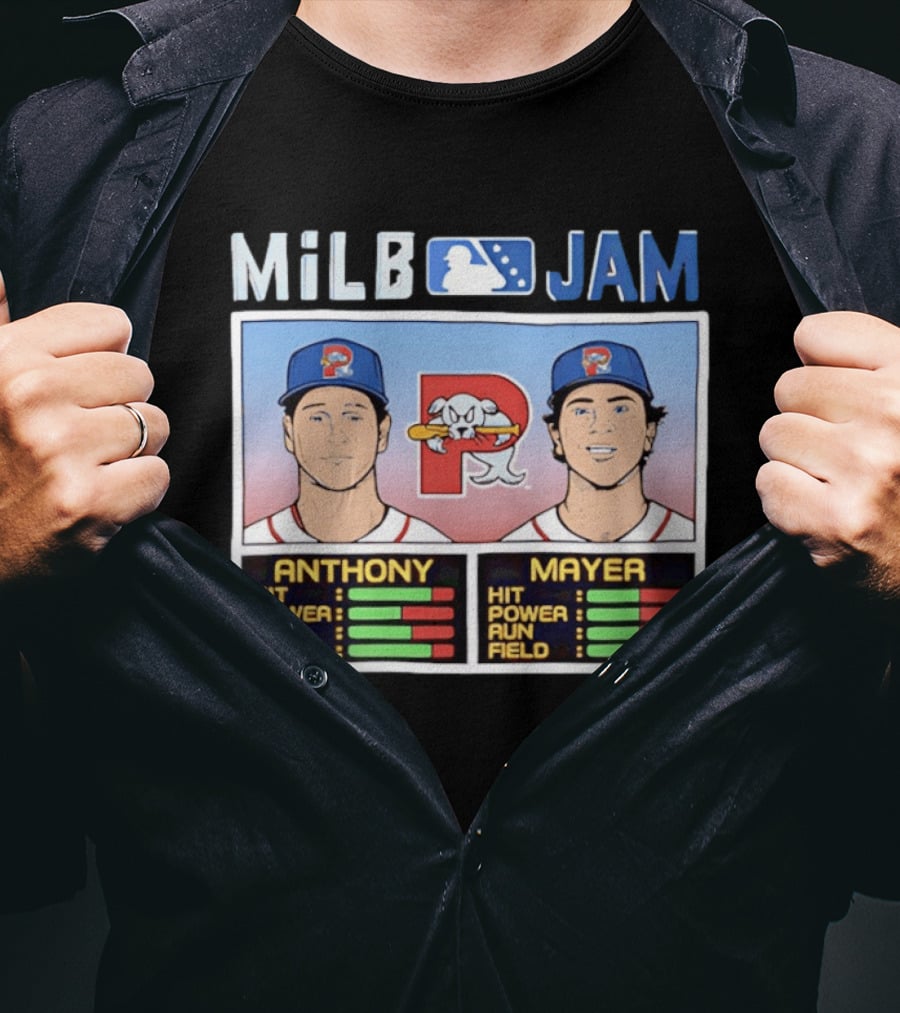 MiLB Jam Roman Anthony Marcelo Mayer Portland Sea Dogs T-Shirt