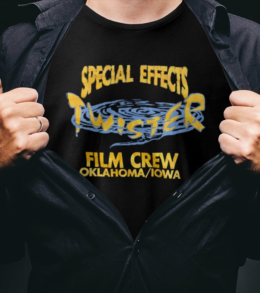 Special Effects Twister Film Crew Oklahoma Iowa T-Shirt