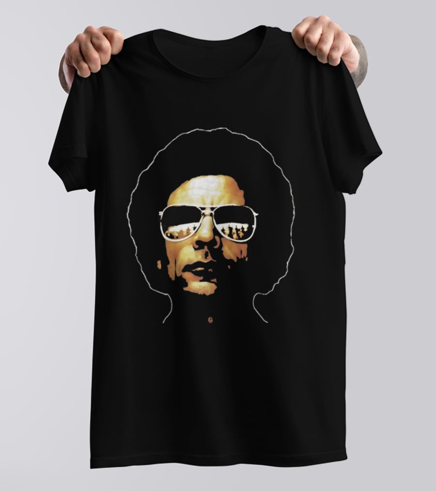 Muammar Gaddafi Afro Sunglasses T-Shirt