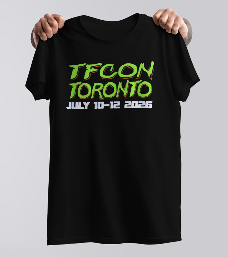 TFCon Toronto July 10 12 2026 Transformers Event T-Shirt