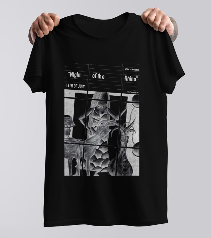 Night Of The Rhino 11th Of July Vera Downstage Groningen Netherlands Fynn Van Der Ziel T-Shirt