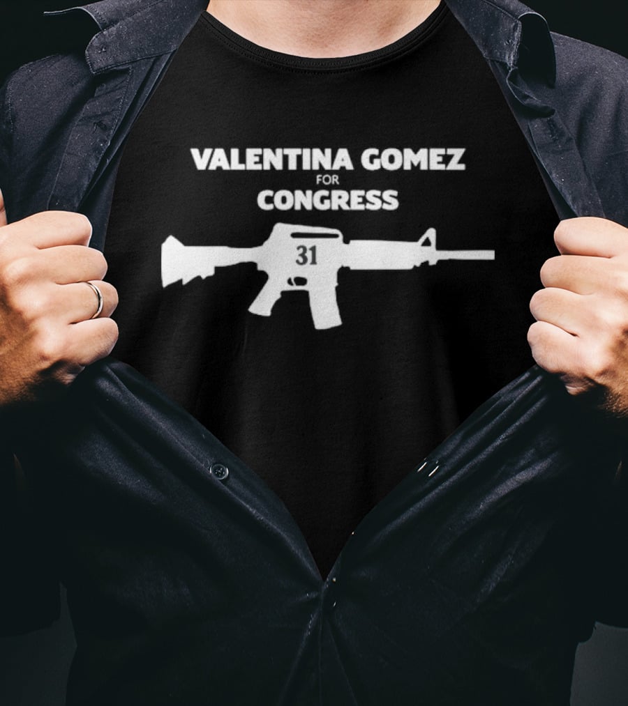 Valentina Gomez For Congress 31 Rifle T-Shirt