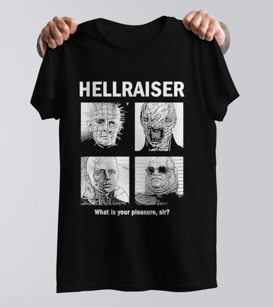 Hellraiser What Is Your Pleasure Sir Iconic Characters Montage T-Shirt