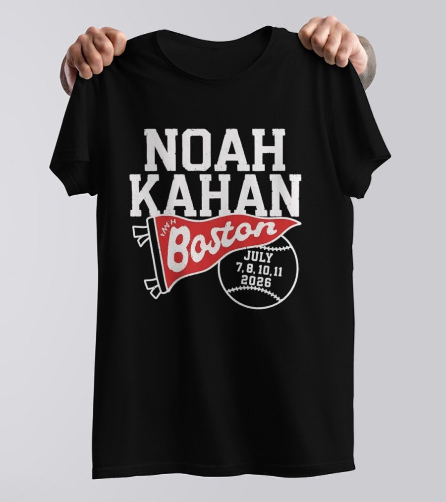 Noah Kahan Boston Fenway Park July 2026 T-Shirt