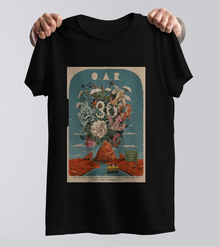 O.A.R. Colorado Road Trip Tour Morrison June 20 2026 T-Shirt