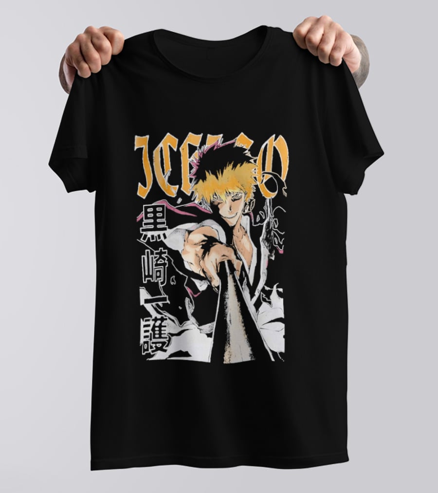 Ichigo Kurosaki Bleach Anime Bootleg Manga T-Shirt