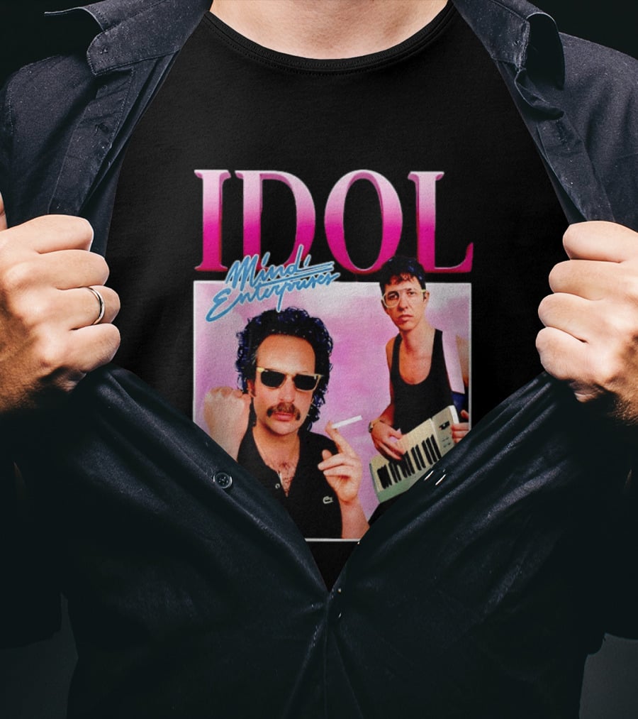 IDOL Mindi Enterprises Band Photo Retro 80s T-Shirt