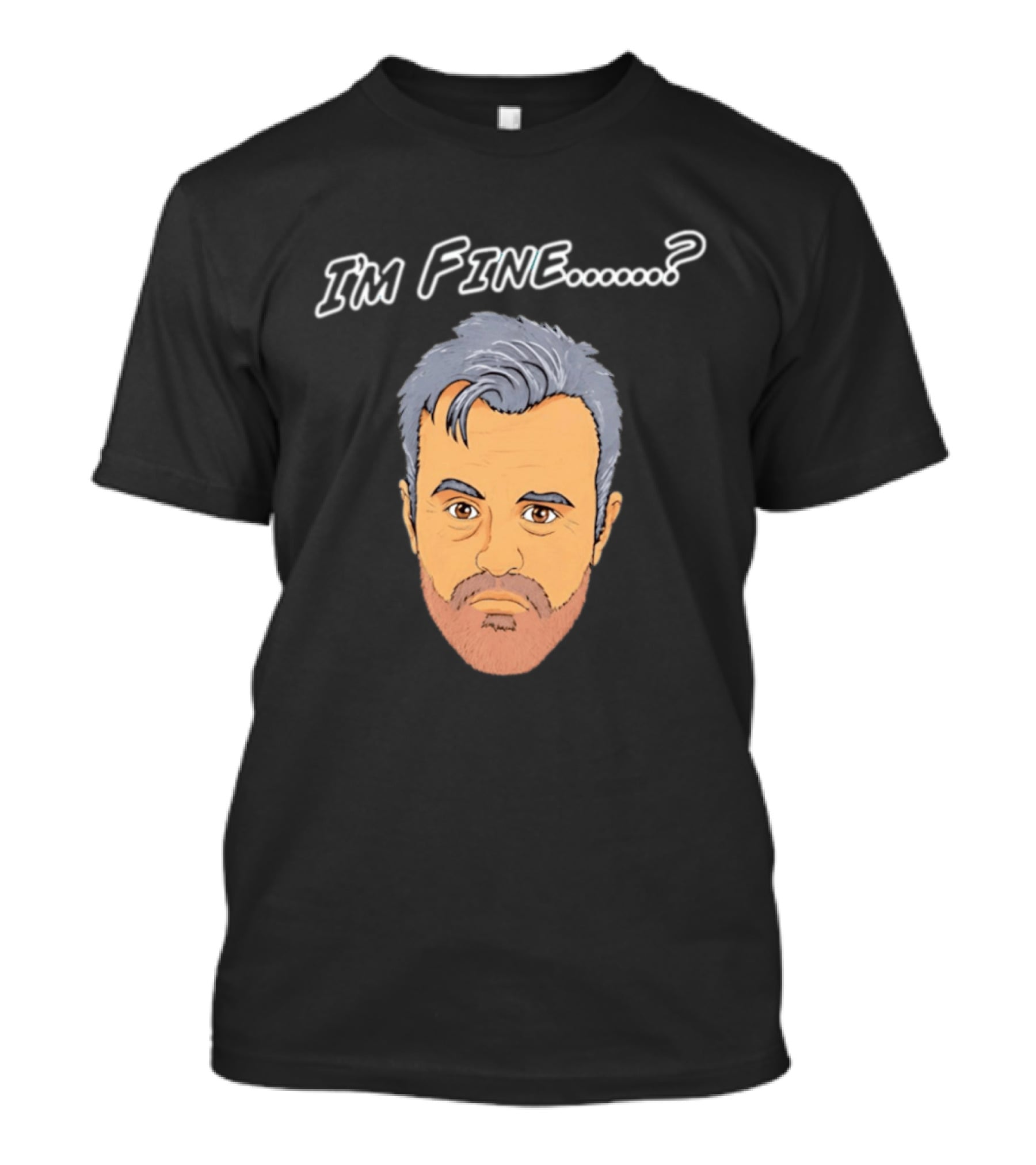 I'm Fine Meme Joey Tribbiani Friends Matt LeBlanc T-Shirt