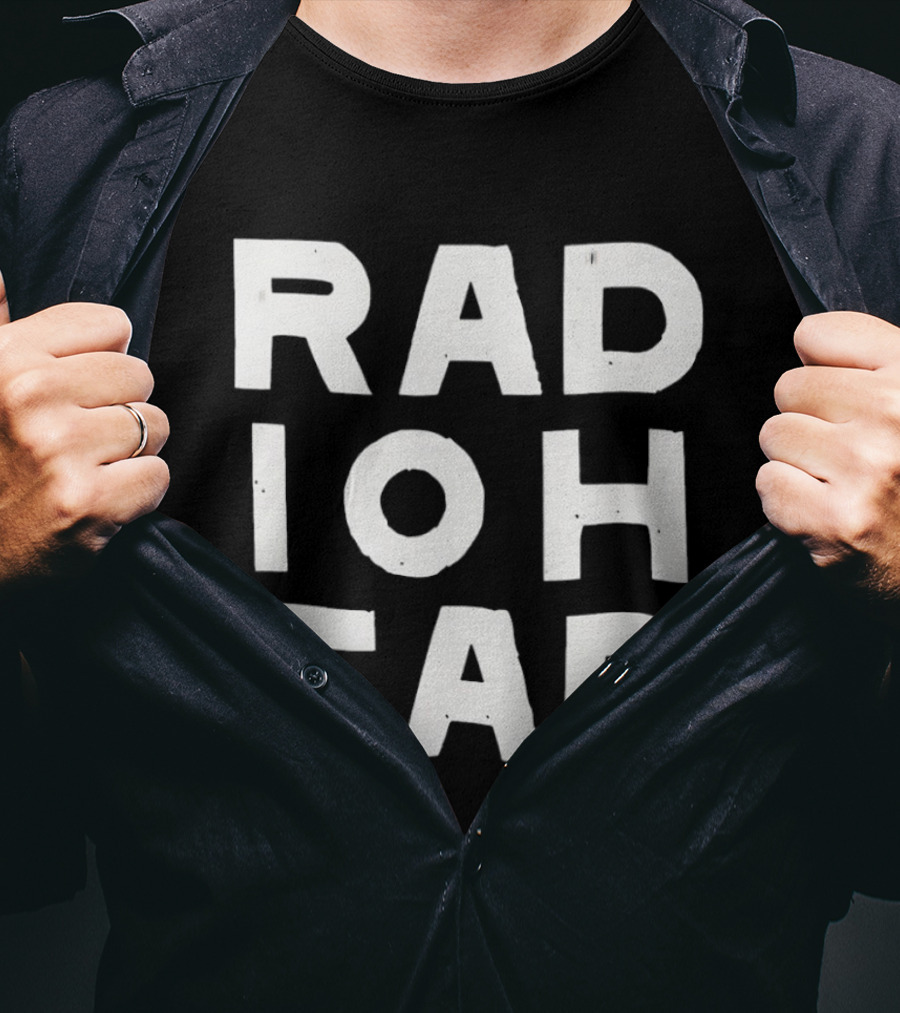 Radiohead Alternative Rock Thom Yorke Band Name Block Letters T-Shirt