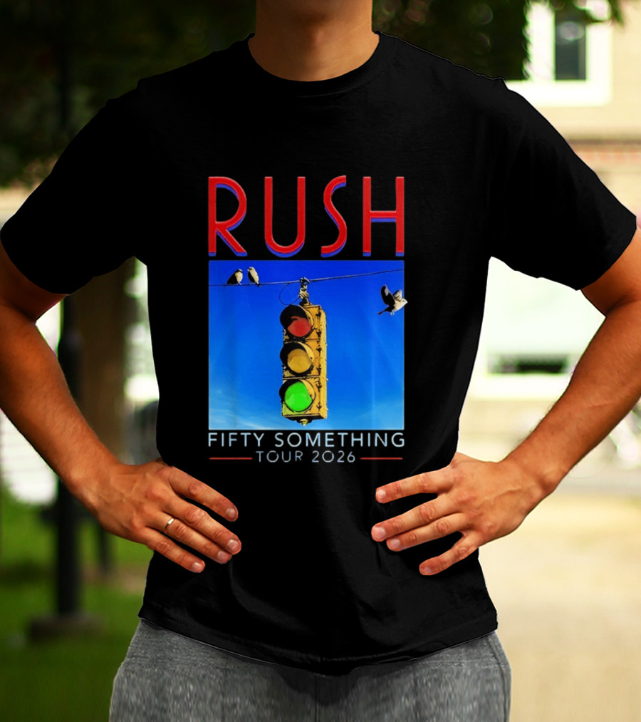 Rush Fifty Something Tour 2026 Traffic Light T-Shirt