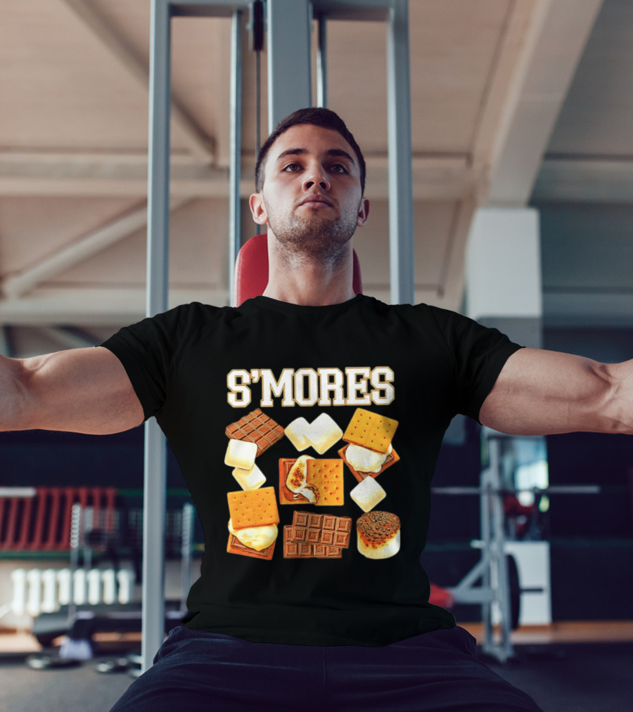 S'mores Marshmallow Chocolate Graham Cracker Delight T-Shirt