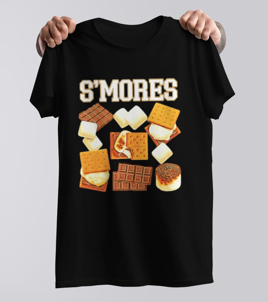S'mores Marshmallow Chocolate Graham Cracker Delight T-Shirt