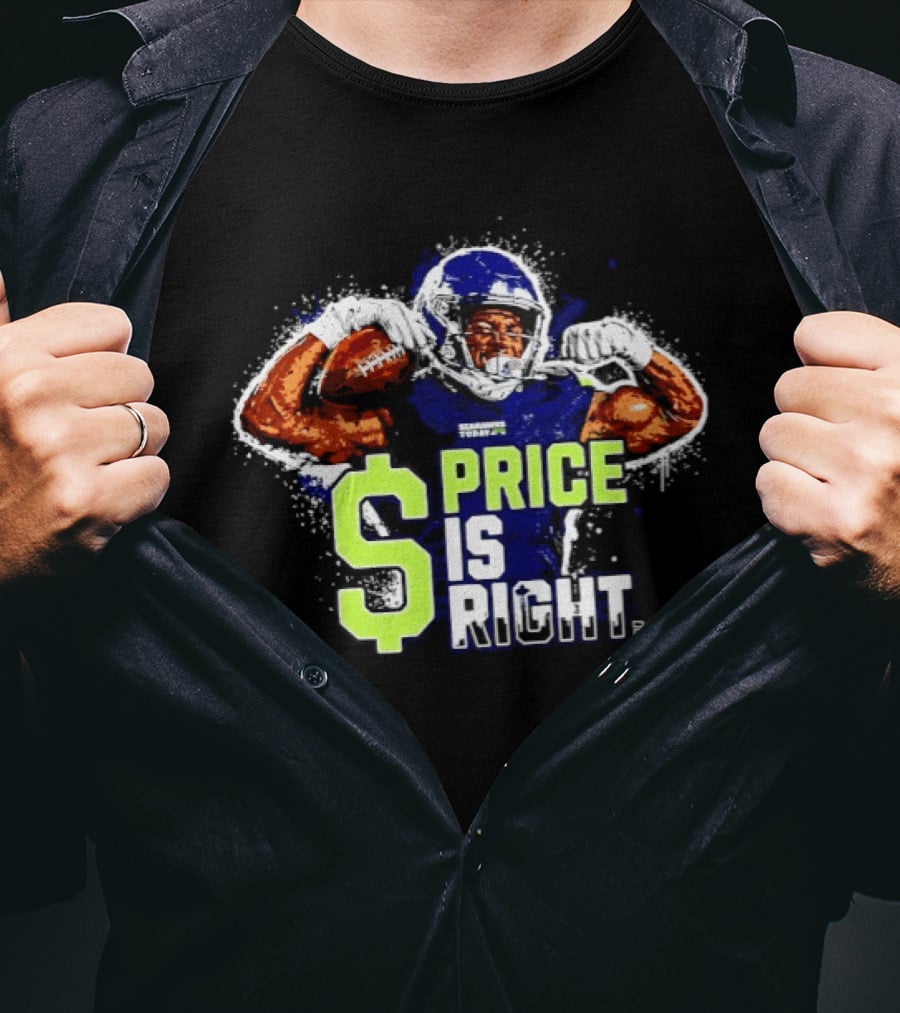 Seattle Seahawks Price Is Right Football Seahawks Today T-Shirt