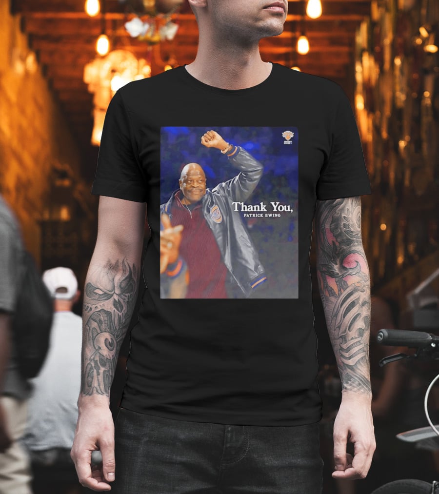 Thank You Patrick Ewing New York Knicks NBA Legends T-Shirt
