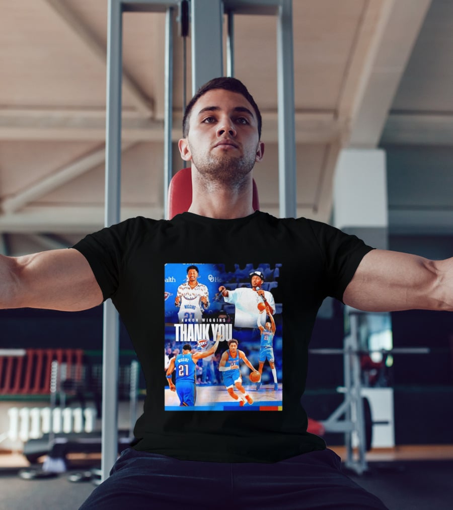 Aaron Wiggins Oklahoma City Thunder Thank You T-Shirt