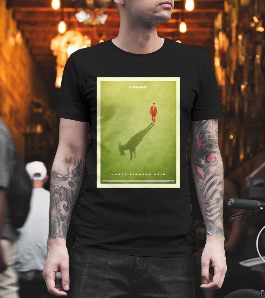 Cristiano Ronaldo Portugal Goat Hasta Siempre Cris T-Shirt