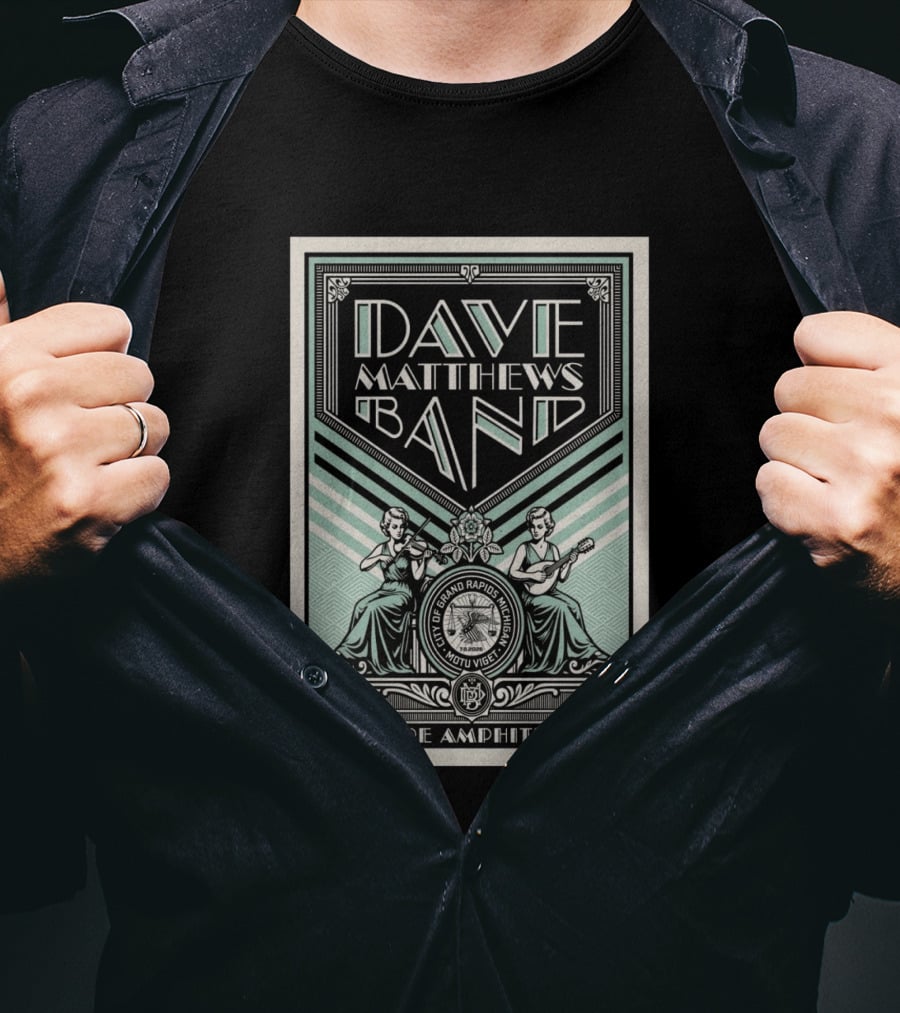 Dave Matthews Band Grand Rapids Event On Jul 8 2026 T-Shirt