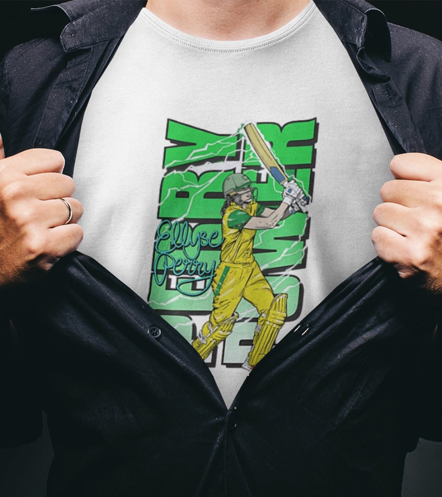 Ellyse Perry Australian Power Cricket Player Australia T-Shirt