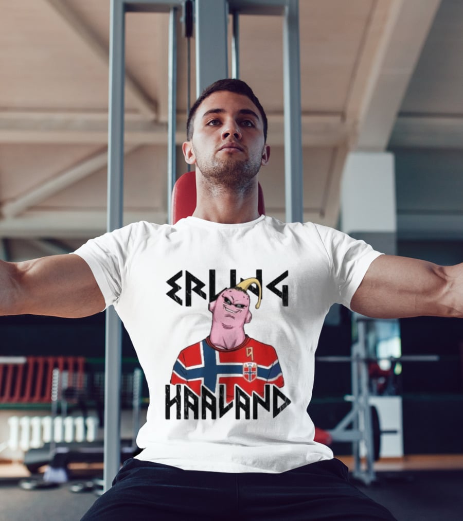Erling Haaland Majin Buu Dragon Ball Norway Jersey Soccer T-Shirt