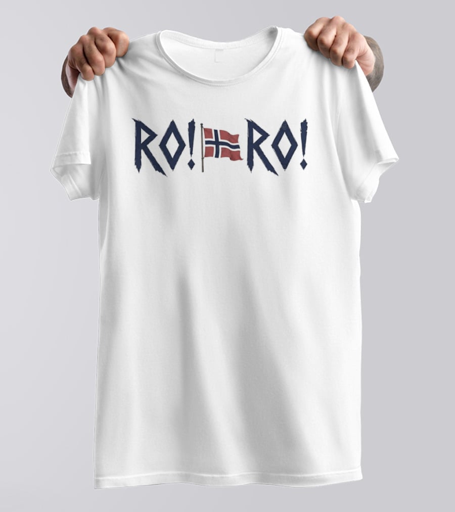 RO RO Norway Flag Norwegian Nordic Pride T-Shirt