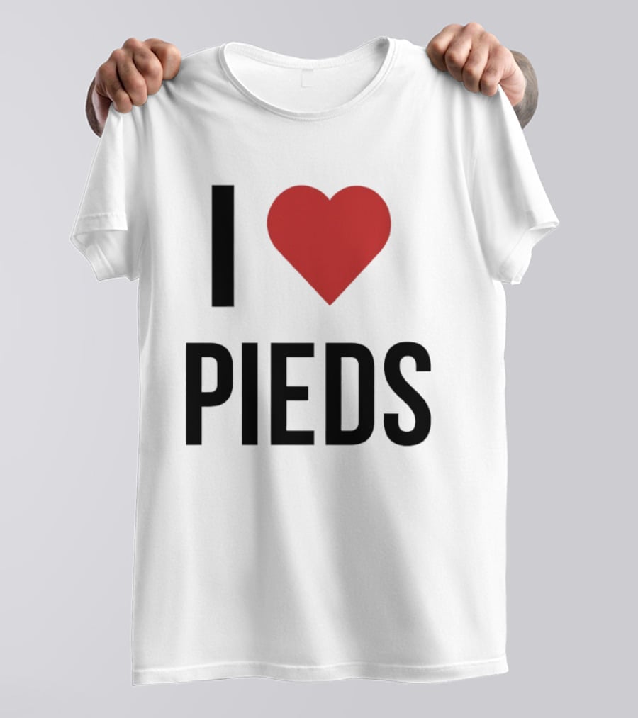 I Heart Pieds T-Shirt