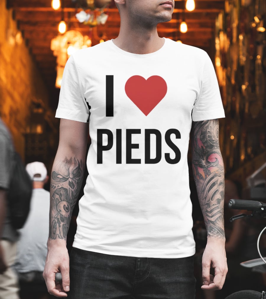 I Heart Pieds T-Shirt