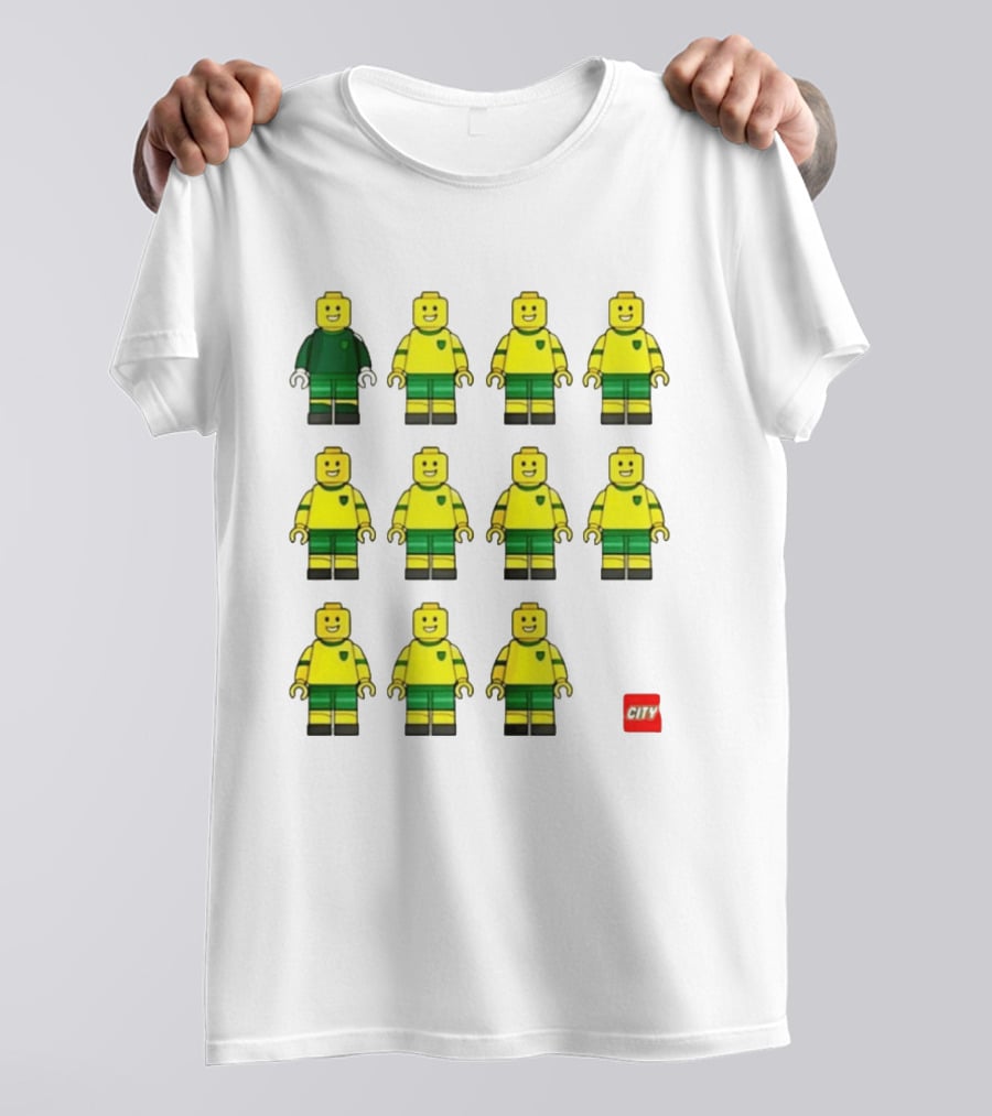 Norwich City F.C. Lego Minifigures Team Formation T-Shirt