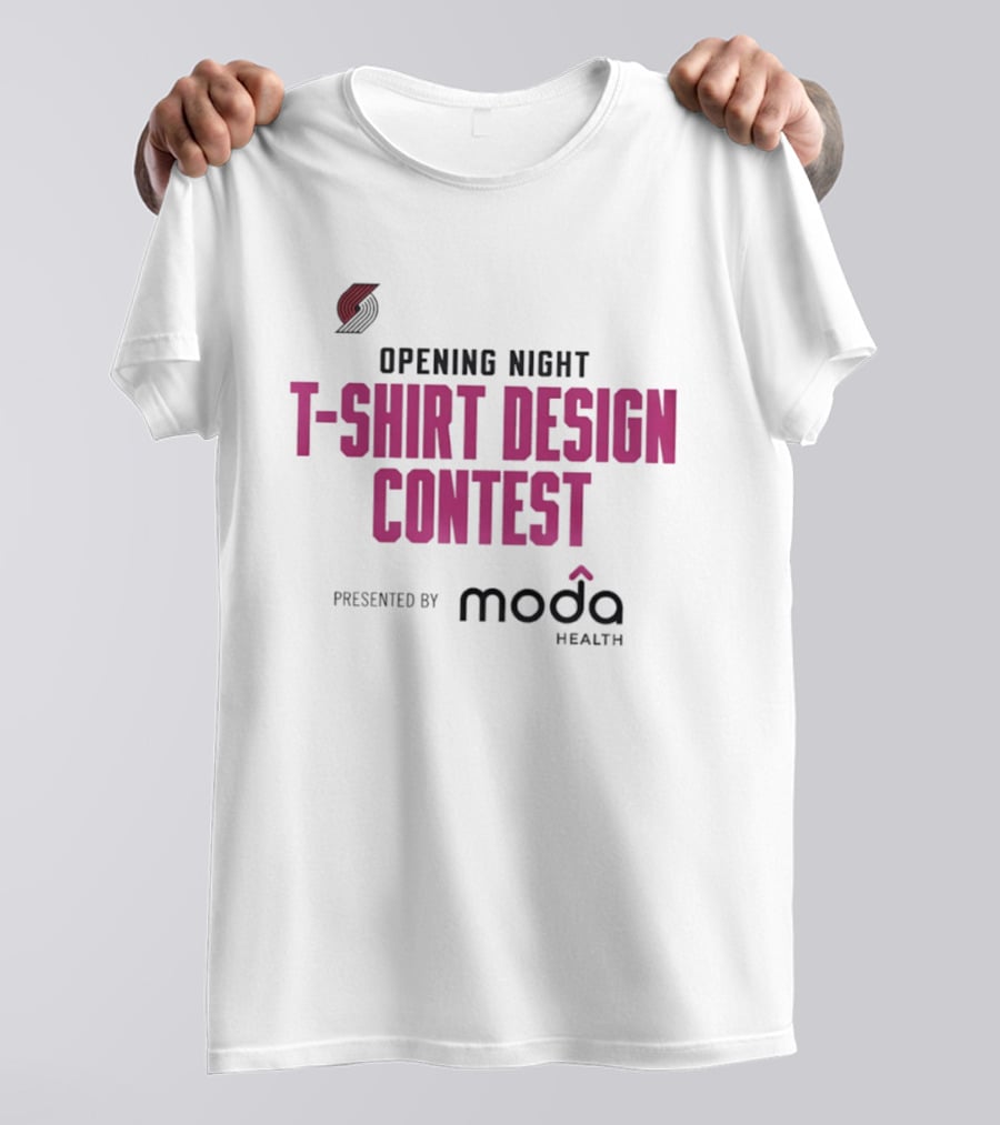 Portland Trail Blazers Opening Night Contest Moda Health T-Shirt