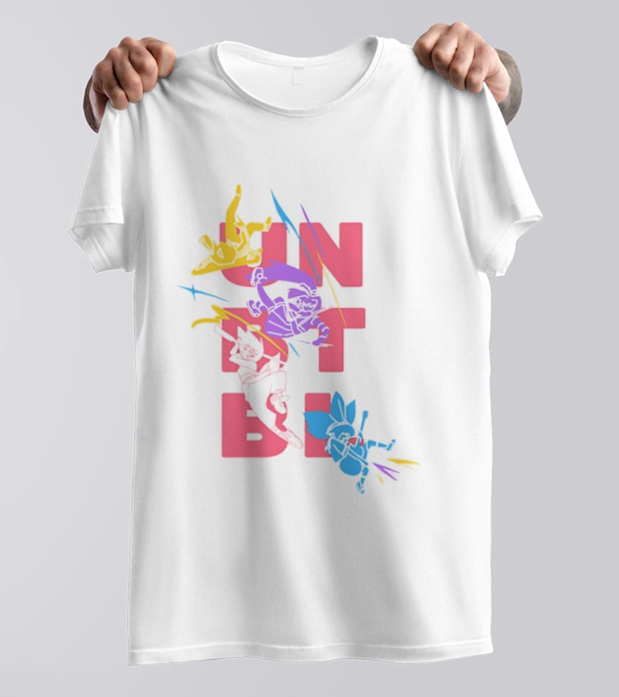 Unbeatable Anime Collage Manga Colorful T-Shirt