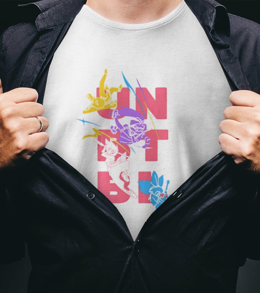 Unbeatable Anime Collage Manga Colorful T-Shirt
